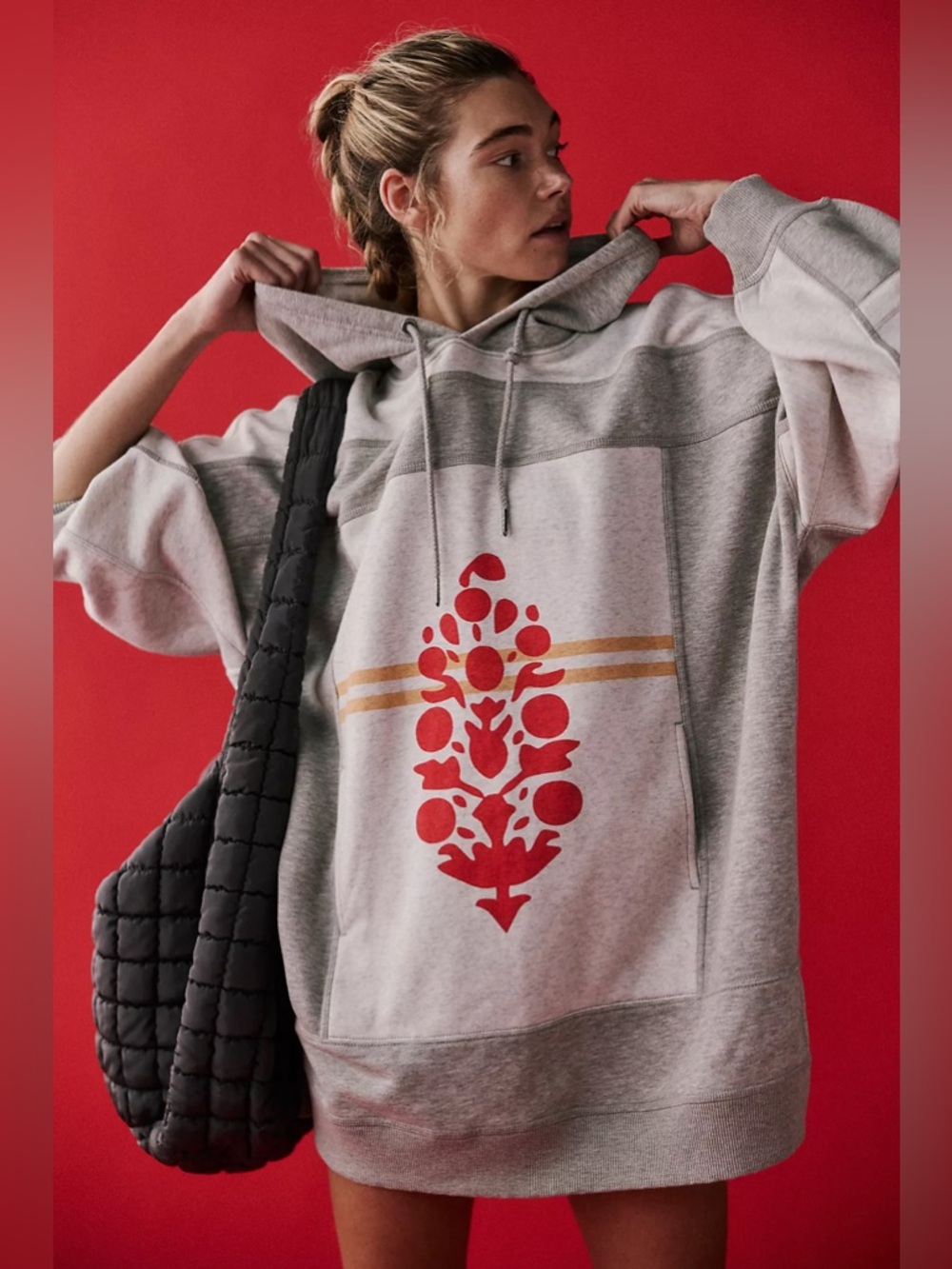 001 Free People Triple Threat Hoodie